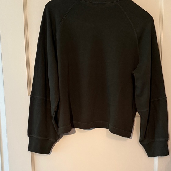 Madewell Raglan Long Sleeve - Midnight Olive - S - Picture 6 of 6
